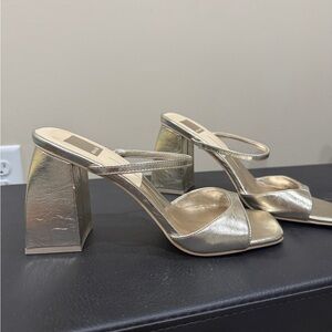Dolce Vita Gold Heels for a Chic Look
